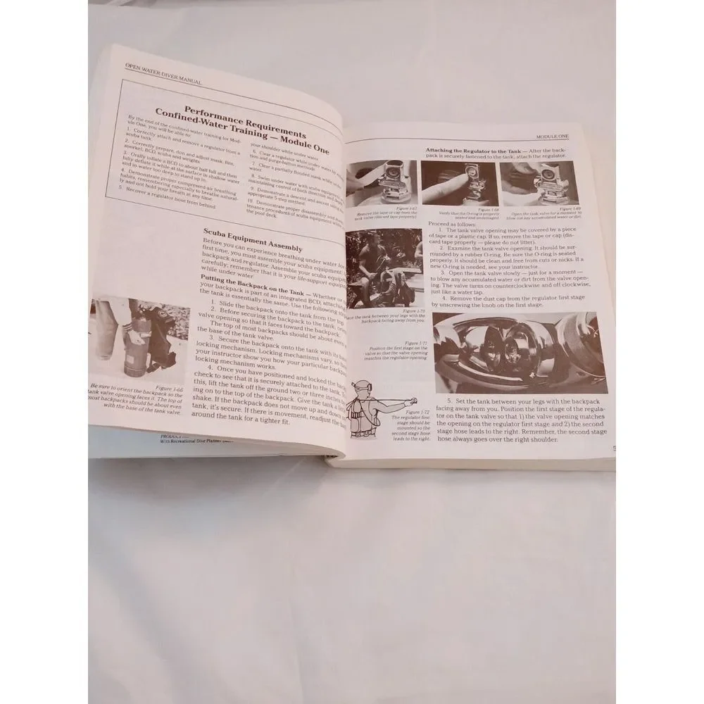 PADI Open Water Diver‎ Manual (1994 S.C. Book) Fun and Adventure of Scuba Diving